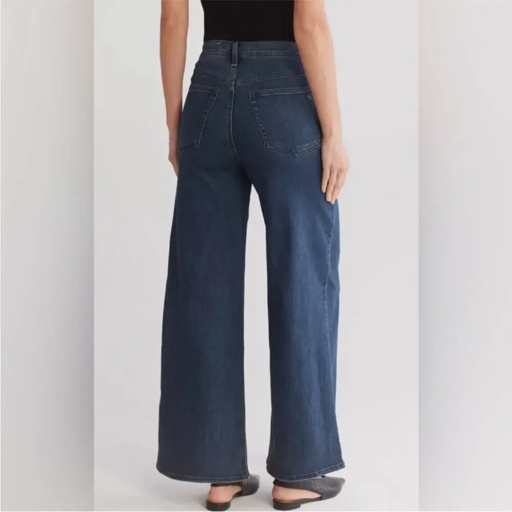 Rag & Bone Serena High Waist Rhinestone Wide Leg Jeans 29 - Picture 4 of 6